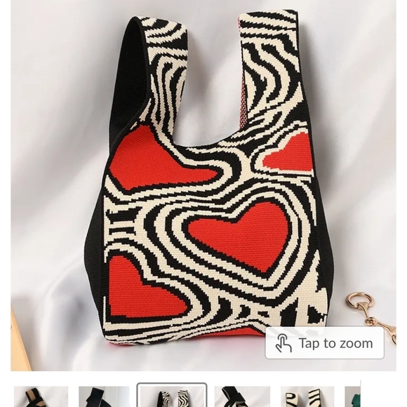 Handmade Woven Carpet Bag - Picture 3 of 4